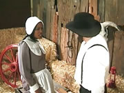 Farmer and  Black Maid Passionate Sex