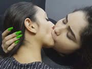 Lesbian Deep Kissing